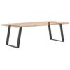 Vidxl Nogi Do Stołu Jadalnianego, 2 Szt., Antracyt, 80X(72-73)Cm, Stal