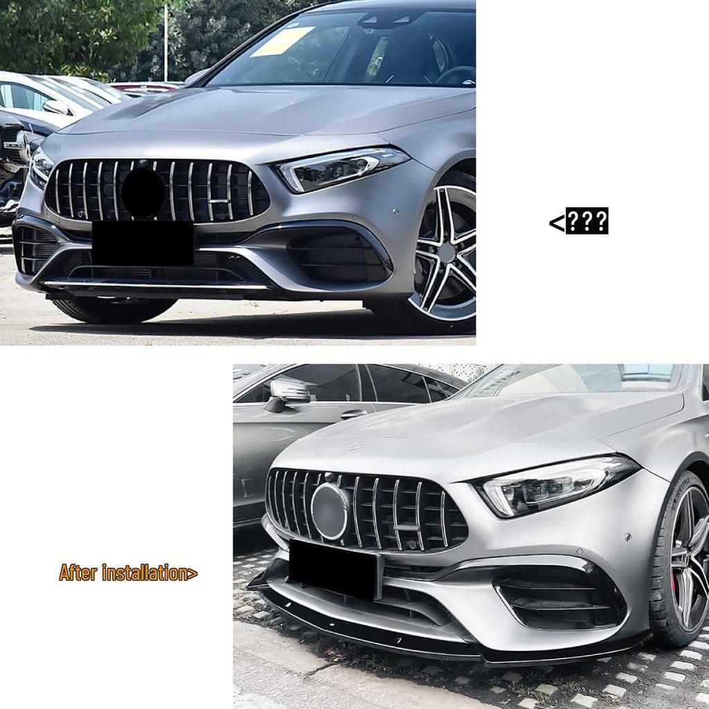 Mercedes A-Klasse W177 A45/A45S (2018–2023) Frontlippen-Splitter-Kit