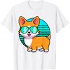 Vintage Corgi Tshirt Kids Boy Girl Funny Corgi Retro Shirt T-Shirt