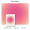 Abstrakt Gradient Aura Väggkonstaffisch Gudomlig Andlig Canvas Målning Nordiskt Galleri Tryck Estetisk bild Vardagsrumsdekoration