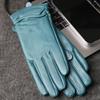 Fashion Women's Gloves Color Sheepskin Winter Warm Thin Classic Style Gloves High Quality