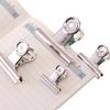 Office Stationery Round Head Steel Clip Silver Round Head Clip Receipt Clip Stainless Steel Round Long Tail Clip Wholesale