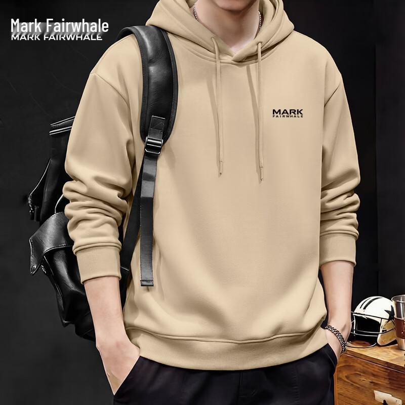 Mark Fairwhale Men's Loose Fit Hooded Sweatshirt