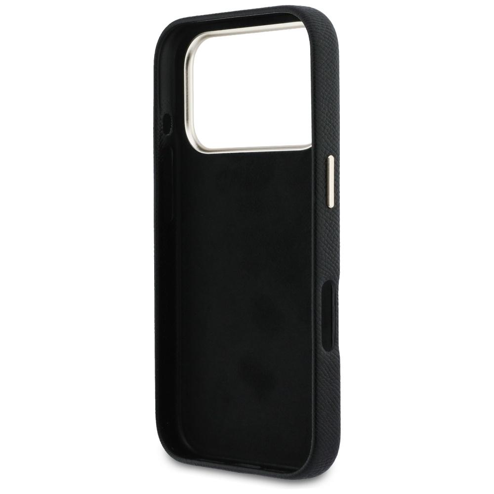 Guess FW Resin Logo Case for iPhone 17 Pro Black