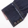 Louis Vuitton B Louis Vuitton Jeansjacke Logo Knopf Monogramm Vintage Baumwolle/Polyurethan Damen Gebraucht
