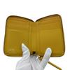 Loewe Compact Zip Wallet Leather Knot Bifold Wallet Yellow Leather Used