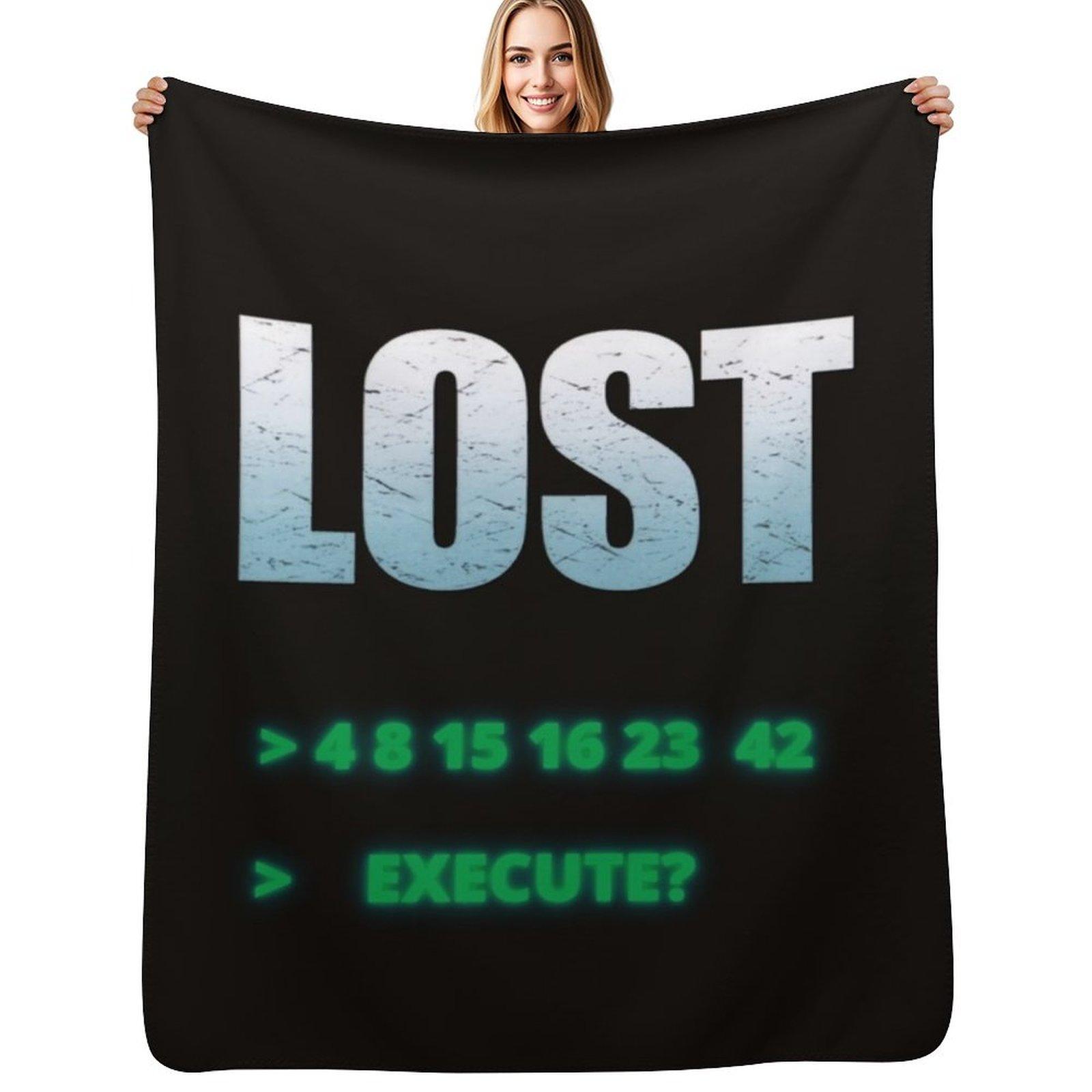 ABC Lost maps island lost island Throw Blanket Color Fast Cozy Throw Blanket Size: 75*100cm, Weight: 230 GSM