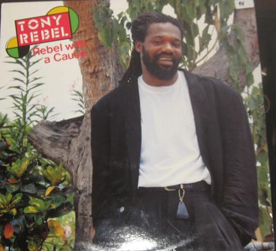 LP Record TONY REBEL - Rebel With A Cause PHLP15 Penthouse Recor 1992 UK Reggae, Ska & Dub Used