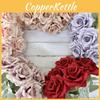 Realistic Rose 7 Stem Artificial Flowers For Photography Props And Interior Design
