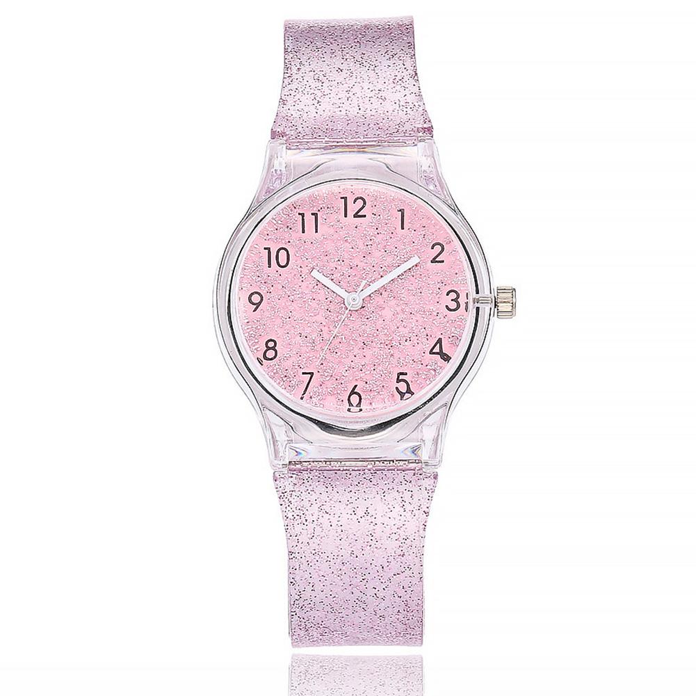 Luxury Women Watch Plastic Quartz Watch Transparent Jelly Wristwatch Xmas Gifts