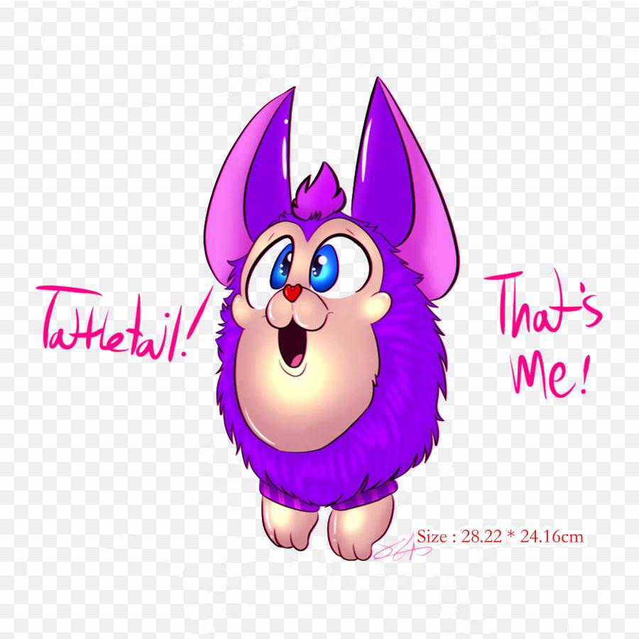 

Виниловые нашивки с мультяшным Tattletail, художественная термотрансферная печать, наклейки для одежды, аппликации «сделай сам», моющиеся нашивки
