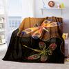 1PC Aboriginal Art Blanket Vibrant Dot Soft Comfortable All Seasons Perfect Sofa Office Travel Home Gift Idea