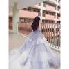 Fairy Evening Dress Skirt 2025 New Heavy Industry High Sense Light Luxury Niche Student Day Adult Ceremony Trailing