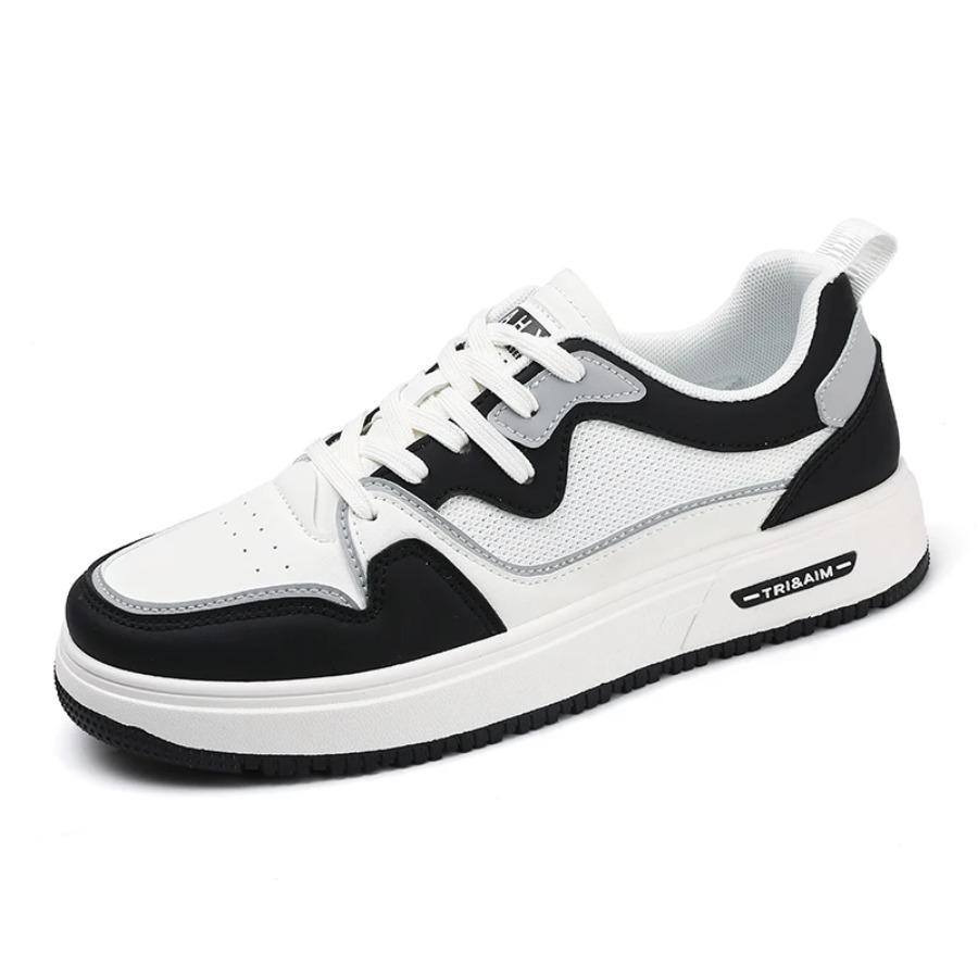 

2025Men s casual sports shoes breathable non-slip flat spring and summer designers new lightweight 2025 large size loafers 39-47 46 чёрный