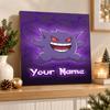 Gengar Custom Name Diamond Painting Personalized 5D Full Drill DIY Diamond Art Home Decor