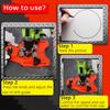 Diamond Hole Saw Set 15 PCS Tile Hole Saw Kit with Drill Guide from 6mm-50mm /1/4‘’- 2” for Ceramic,Glass,Porcelain,Marble