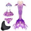 Girls Mermaid Swimsuit Children's Mermaid Tail Mermaid Swimsuit Set Bikini Set 2025 New