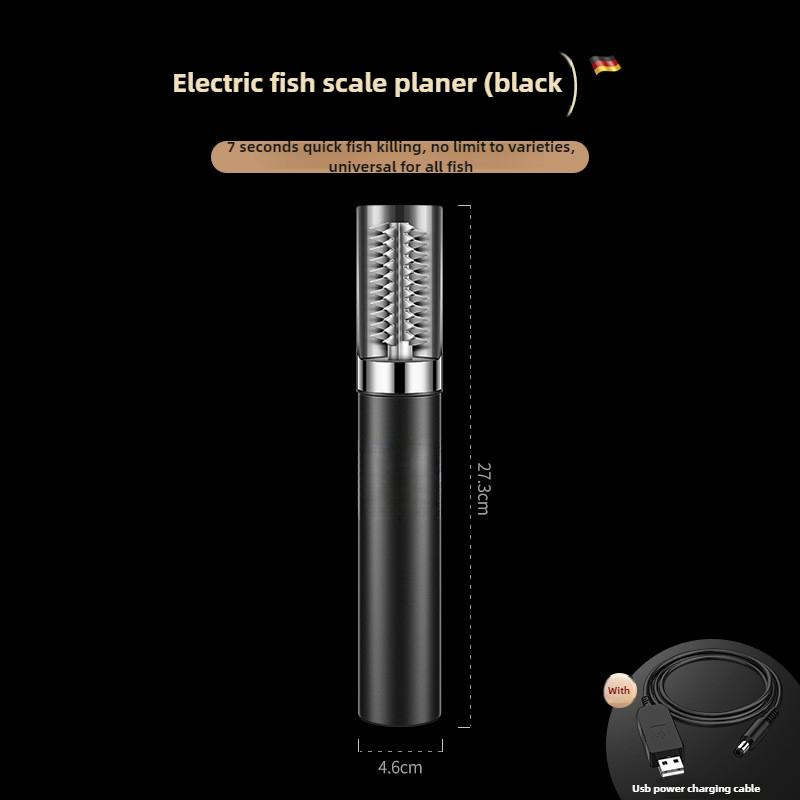 

Portable Electric Fish Scaler Remover USB Charging Fish Scale Planer Fish Cleaner Scraper Seafood For Kitchen Tools чёрный
