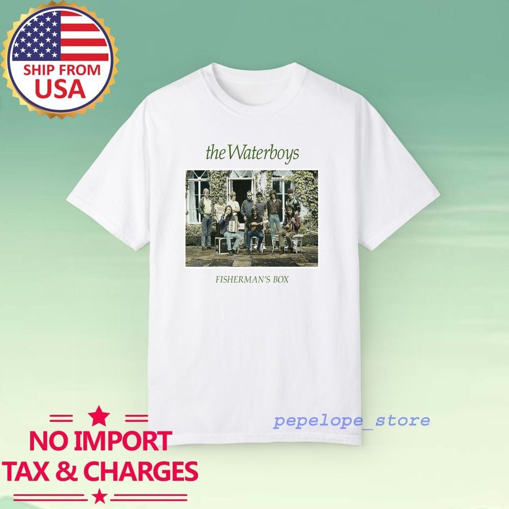 

The Waterboys Fisherman#039;s Box Men#039;s White Size S5XL Unisex T-Shirt XXXXL