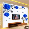 Adesivi murali rose autoadesivi sfondo TV parete soggiorno decorazione stanza adesivi decorazione murale adesivi murali