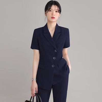 Women's Summer Short-Sleeve Business Suit Set