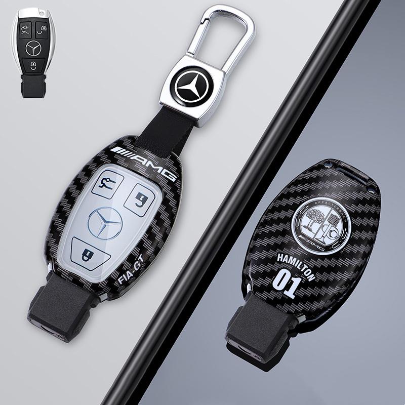 2025 Neue Zinklegierung Auto Fernbedienung Schlüsselhülle Abdeckung Schutz für Mercedes Benz A B C S-Klasse AMG GLA CLA GLC W176 W221 W204 W205 Auto
