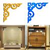Sticker Mirror Cabinet Decals Fashion Wall Corner Stickers Home Room Decoration