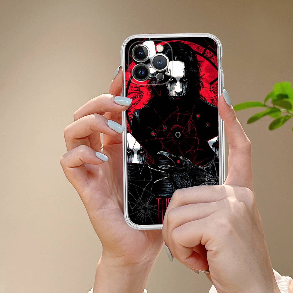 

T-The C-Crow Classic Movie For IPhone 17 16 15 14 13 12 11 Pro Max Plus Mini Funda For Transparent Cover iPhone 12 pro