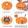 1pc 3pcs Magnetic LED Strobe Warning Light Emergency Road Rescue Safety Flashing Lights Car Roadside Beacon Lamp Flare