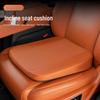 Universal Four-Season Car Seat Riser Pad: High Rebound Sponge, Breathable Nappa Leather