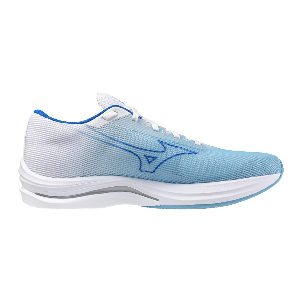 Mizuno Wave Rebellion Sonic 2 Running Shoes for Thick Blue X Blue X 2E Jogging, Marathon, Training, Sports, Lightweight, Resilient, Sole, Men's,