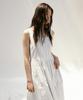 Lingseoul Stripe Sleeveless Dress-Blue