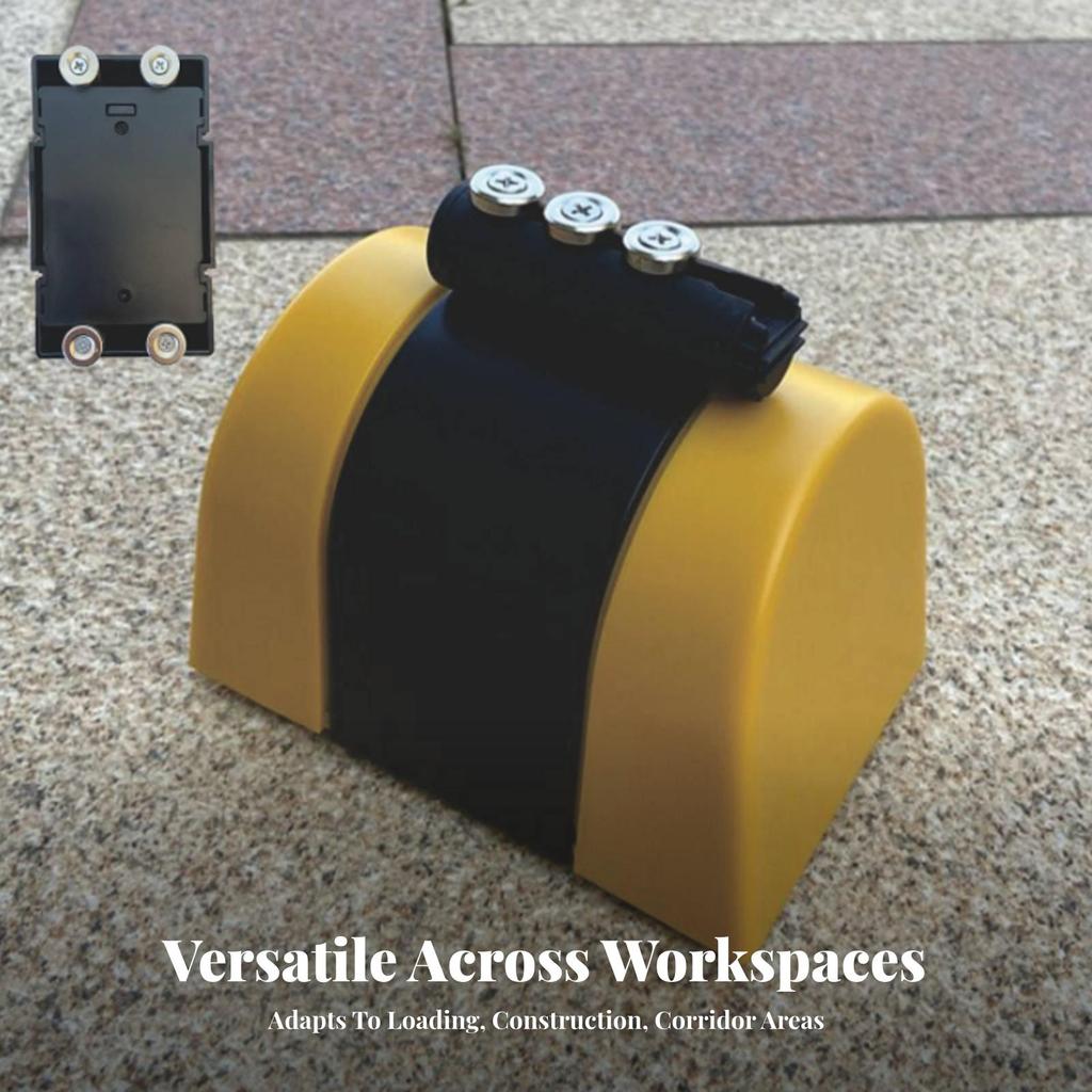 Wall-Mounted Retractable Belt Barrier Space-Saving