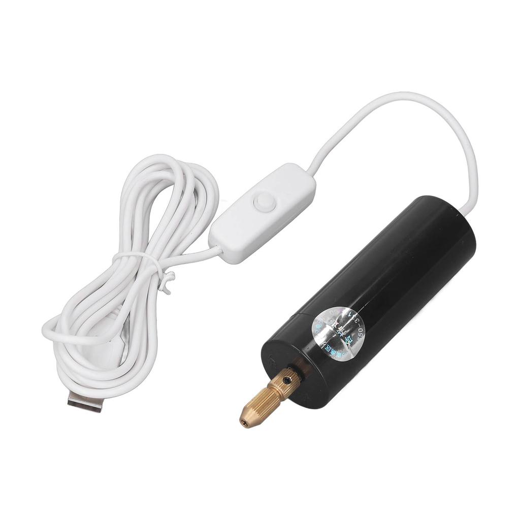 Electric Mini Hand Drill Set Mini Hand Drill with Drill Bits Hexagonal Wrench for Arts Crafts DIY Jewelry Pendant Making