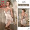 Sex underwear ice silk thin lace careful machine suspender chest pad sexy suspender skirt home