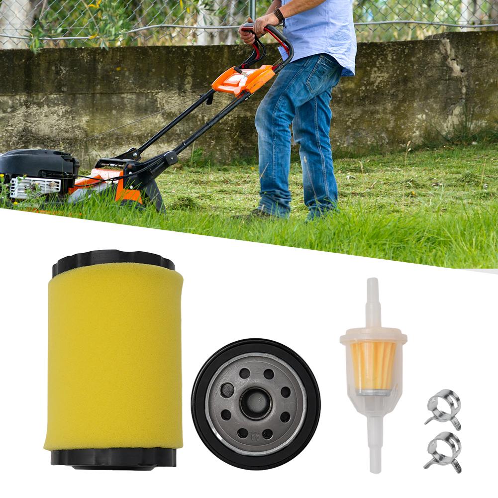 Clamps Air Filter Fuel Filter Lawn Mower Parts 1 Set