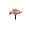 1/5PCS DIY Crafts Miniature Cherry Flower Tree Model Resin Terrarium Accessories Bonsai Decoration Bonsai 6.5cm Micro Plant