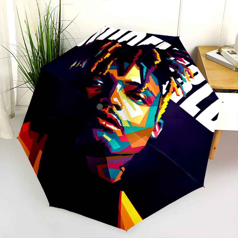 Juice Wrld Legacy Folding Umbrella Portable Suitable For All Seasons Outdoor Three Folds Sun Umbrella
