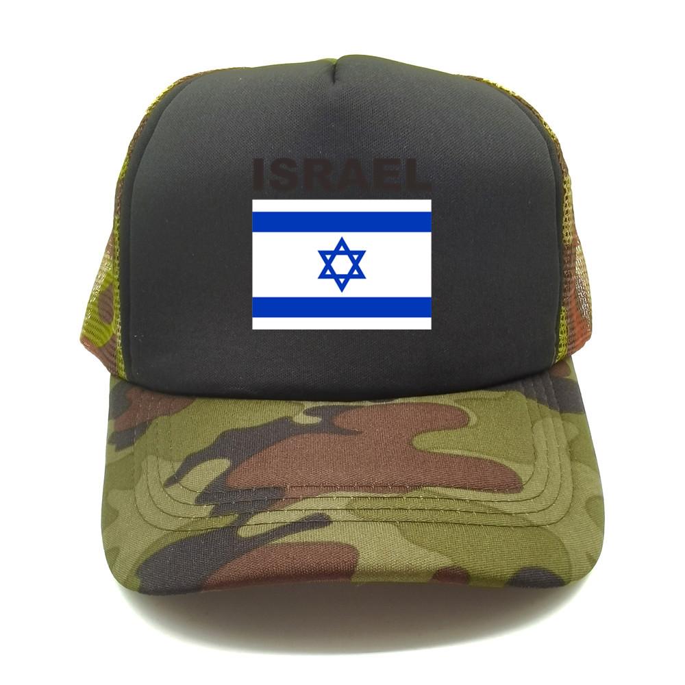 Israel Flag Trucker Cap Summer Unisex Cool Country Israeli Hat Baseball Caps Unisex Outdoor Mesh Net Caps
