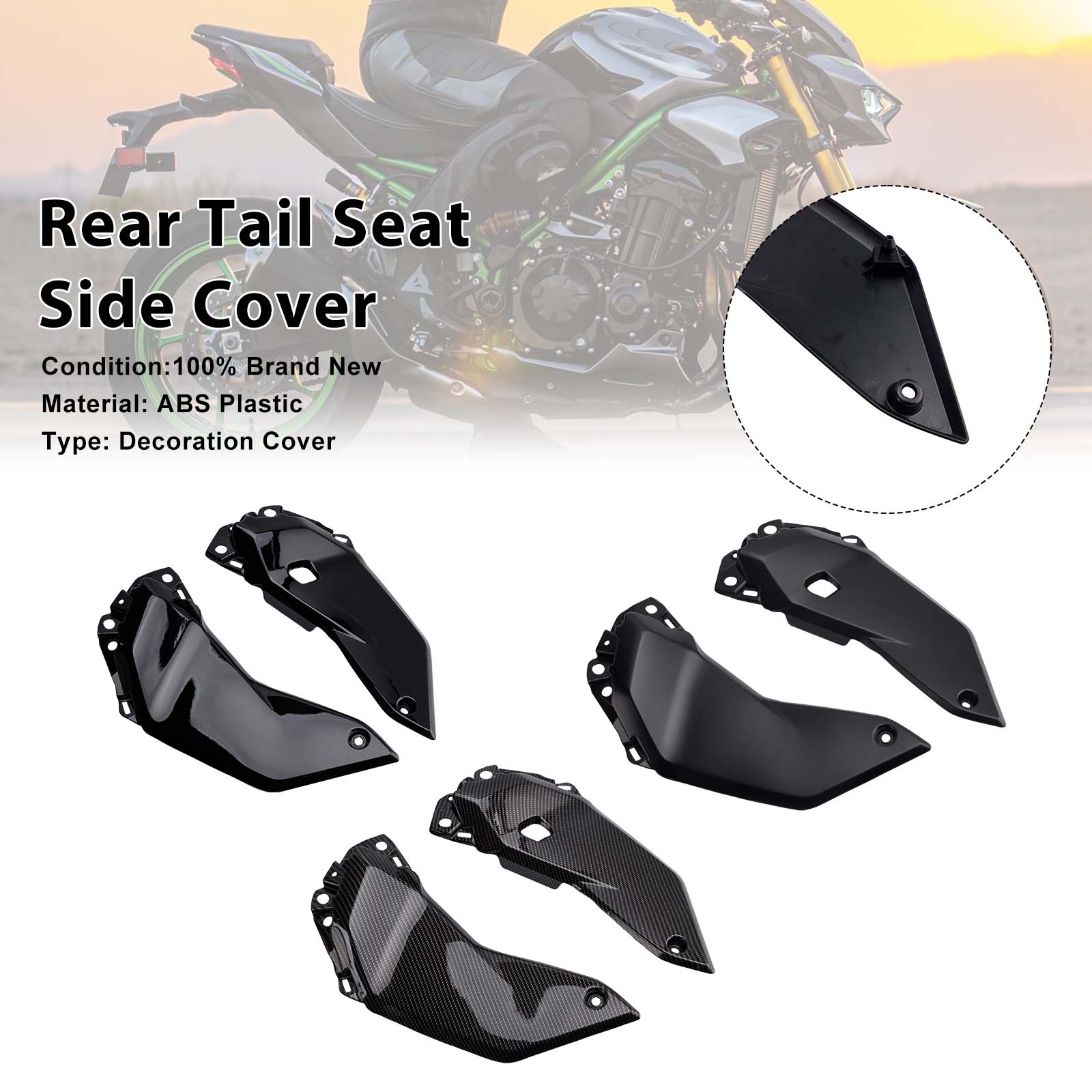 Rear Tail Seat Side Cover Fairing For Yamaha Tenere 700 T700S 2025-2026