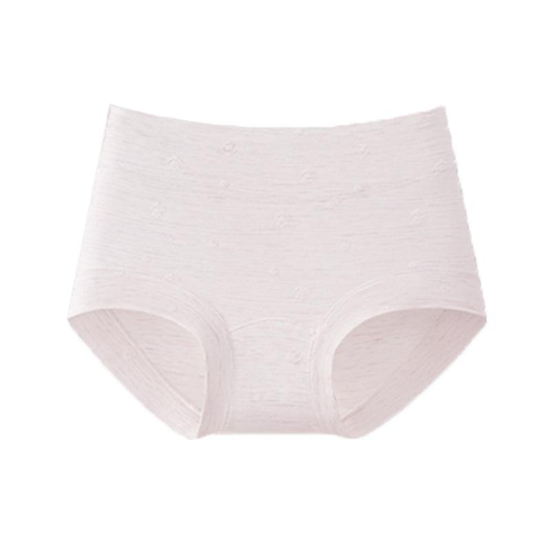Plus Size Women's Summer Thin 10A Bacteriostatic Extended Crotch Comfortable Breathable Hip High Waist Briefs