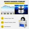 Nettoyeur Ultrasonique 6L Nettoyeur Ultrasonique Vinyle 7-12 Pouces 8 Disques Machine à Nettoyer les Vinyles Ultrasonique 180W Nettoyeur Ultrasonique Disques avec Support de Séchage