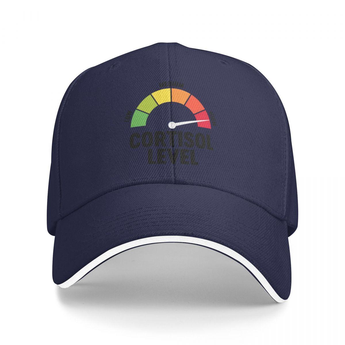 

Baseball Caps Low Cortisol Levels V Meme Vintage Casquette Unisex Women Outdoor Spring Caps One Size