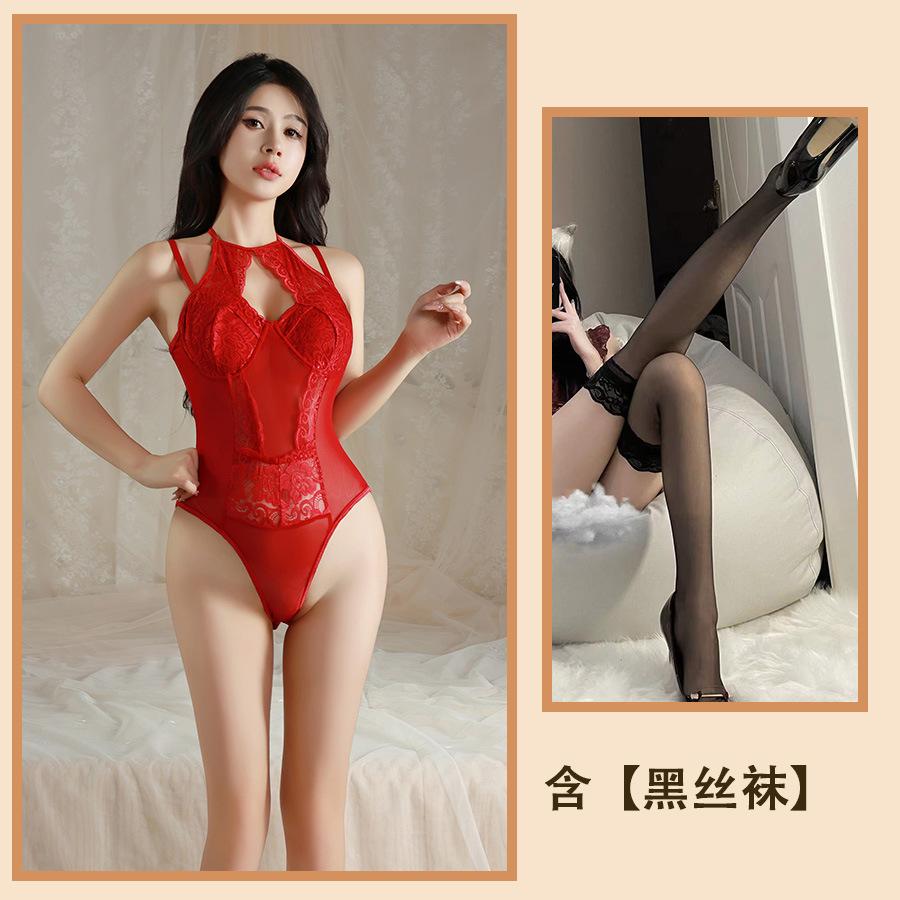 Sex Underwear Pure Desire Sweet and Spicy Style Neck Lace Small Suspender Vest Street Removable Chest Pad