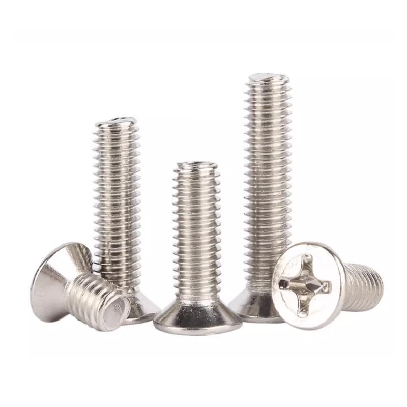 304 Stainless Steel Countersunk Phillips Screw & Nut Set
