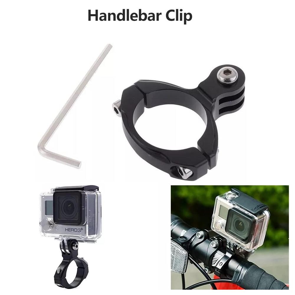 Aluminum Handlebar Mount Bike Motorcycle Holder For GoPro Hero 13 12 11 10 9 8 7 Insta360 X2 X3 X4 DJI Osmo Action 5 4 3 Camera