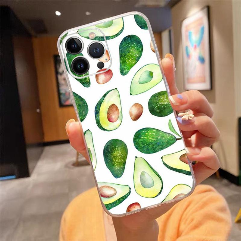 Phone Case For iphone 17ProMax Air 16 15 14 13 Pro Max 15 16 Pro 15Plus Art Funny avocado Fruit
