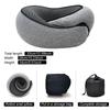 Cuscino cervicale in memory foam, per vertebra cervicale, da viaggio, portatile, per la pausa di mezzogiorno, tipo U, per dormire, da campeggio, borsa da trasporto