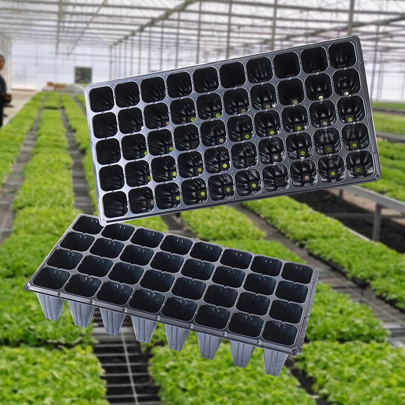 60g/6 Packages Of Seedling Tray Planting Tray Porous Box To Deepen The Balcony Seedling Cutting Vegetables Thickened Hole Tray