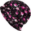 Bonnet à Motif Papillon Chapeau de Chimiothérapie Couvre-chef Cancer Chapeaux Tricotés Casquette Foulard Ample pour Adultes Femmes Hommes